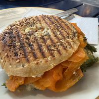 bagel  at Café Rotkehlchen - Merowingerstraße in Cologne