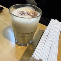 chai latte  at Café Rotkehlchen - Merowingerstraße in Cologne