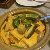 Vegan FishCake curry  at Dharma Kitchen in Jakarta