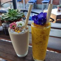 Smoothie and juice at Nora's Cafe in Phu Quoc