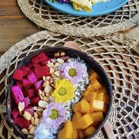 Tropical Dance smoothie bowl  #Veganuary at Nora's Cafe in Phu Quoc