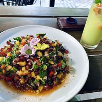 Eggplant salad   at Nora's Cafe in Phu Quoc