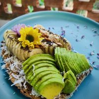 Banana toast   at Nora's Cafe in Phu Quoc