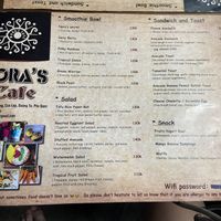 Menu (May 2020)  at Nora's Cafe in Phu Quoc