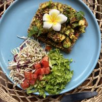 Avocado toast  at Nora's Cafe in Phu Quoc