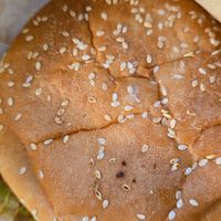 Chicken burger at Plantified Kitchen in Huddersfield