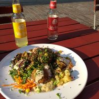 Falafelteller at Mediterraneo in Schwerin