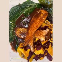 Mushroom steak at Go Green The Restaurant in Luanda