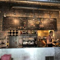 Inside   at KAFKA Hummus Café  in Prague