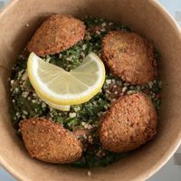 Tabule salad  at KAFKA Hummus Café  in Prague