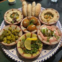 Mezze for two  at KAFKA Hummus Café  in Prague