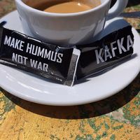  at KAFKA Hummus Café  in Prague
