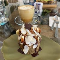 Banana & chocolate muffin  at Biofilia - Botánica Coffee House in La Paz