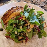 Pesto sandwich at Biofilia - Botánica Coffee House in La Paz