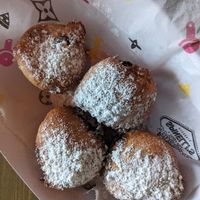 Deep fried oreos, 4 to an order at Spinelli's Pizza in Louisville