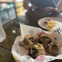 Spinelli’s Pizza - Vegan garlic knots  at Spinelli's Pizza in Louisville