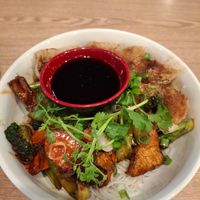 Noodle bowl vegan at What the Pho in Denver