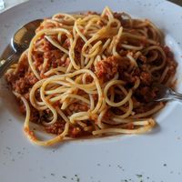 Vegan Bolognes at Amarone in Aventura