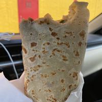 Oops I had already taken a bite!! I was so hungry!!  at Los Victor's Mexican Food California Style #4 in Lordsburg