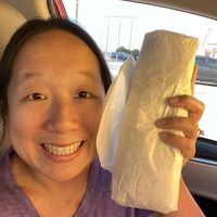 It was so big!!  at Los Victor's Mexican Food California Style #4 in Lordsburg