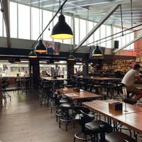 Plenty of seating inside and out   at The Brick Factory in Battery Point