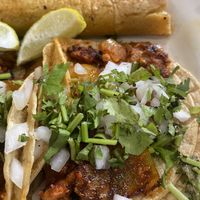 Al pastor taco at Quesadilla La Reina Del Sur in Chicago