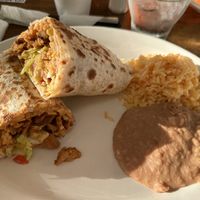 Tinga de soya burrito   at Quesadilla La Reina Del Sur in Chicago