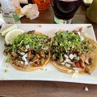 The “steak” tacos hit the spot!!!  at Quesadilla La Reina Del Sur in Chicago