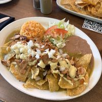 Chilaquiles Verdes  at Quesadilla La Reina Del Sur in Chicago