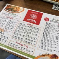 Menu  at Quesadilla La Reina Del Sur in Chicago