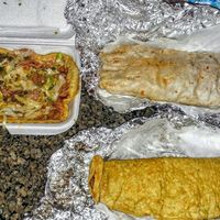 quesadilla sandal and burrito at Quesadilla La Reina Del Sur in Chicago