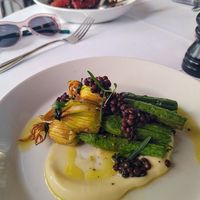 Zucchini flowers at Patsy's in Melbourne