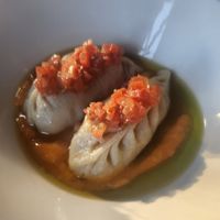 Potato dumplings at Patsy's in Melbourne