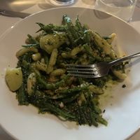 Cabatelli with green beans and potato  at Patsy's in Melbourne