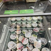 Ice creams with labelled vegan flavours   at Baimiang ใบเมี่ยง - The Promenade in Bangkok