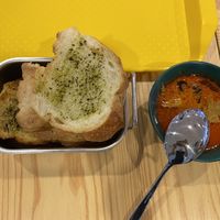 Curry with French loaf #Veganuary at Veggie House 一芳 - Tai Seng in Central Singapore