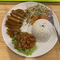 Thai sauce cutlet set #Veganuary at Veggie House 一芳 - Tai Seng in Central Singapore