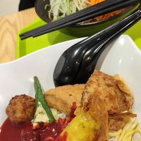 Close of Yong Tau Foo at Veggie House 一芳 - Tai Seng in Central Singapore