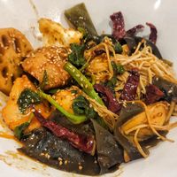 Extra spicy mala xiang guo, good, as the numbness and spiciness were there, for me could be better with double extra spicy level at Veggie House 一芳 - Tai Seng in Central Singapore