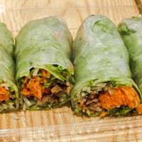 Refreshing veggie rolls at Veggie House 一芳 - Tai Seng in Central Singapore