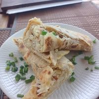 Chapati sauerkraut at The Plants in Zanzibar