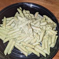 Pesto pasta at The Plants in Zanzibar