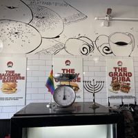   at Ben & Esther's Vegan Jewish Deli in San Diego