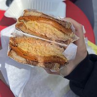 the reuben at Ben & Esther's Vegan Jewish Deli in San Diego