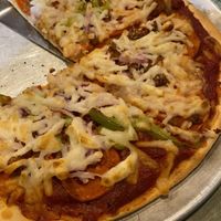 Plant based deluxe pizza  at LaRosa's Pizzeria in Florence