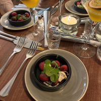 Beetroot gnocchi   at Kitchen Danilo in Bridgwater