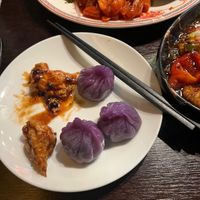 Vegetable dumplings  at Plum Valley in London