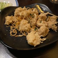 Shredded smoked mock chickenn  at Plum Valley in London