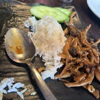This is what ‘no mushrooms’ looks like 😐  at Plum Valley in London