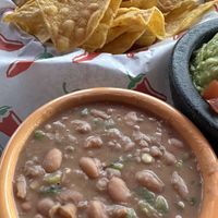 Jalapeño bean dip (ordered without cheese)  at Los Amigos in Vail